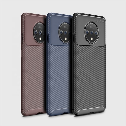 For Oneplus 7T Shockproof Cover Back Case Elastic TPU Mobile Phone Shell for Oneplus 7T Pro