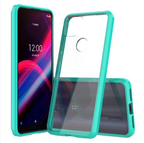 For T-Mobile Revvl 4 Case Shockproof, 2 in 1 TPU Acrylic Clear Cellphone Case Covers Wholesale for T-Mobile Revvl 4+/5G