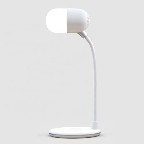 Multifunctional 3 in 1 Smart Table  Lamp LED HD Sound Portable Speaker with Wireless Charging Function