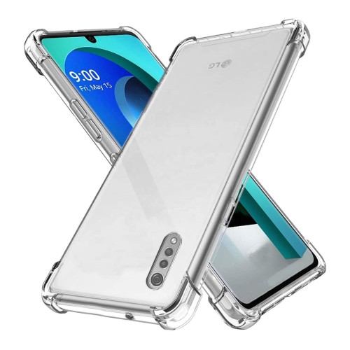 Acrylic Back Cover Clear Slim 1mm Transparent TPU Case for LG Velvet Phone Case