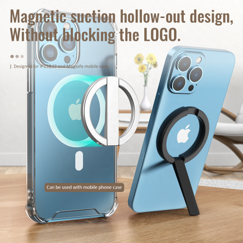 hot selling magnetic suction mobile phone holder desktop foldable aluminum alloy bracket mobile phone stand