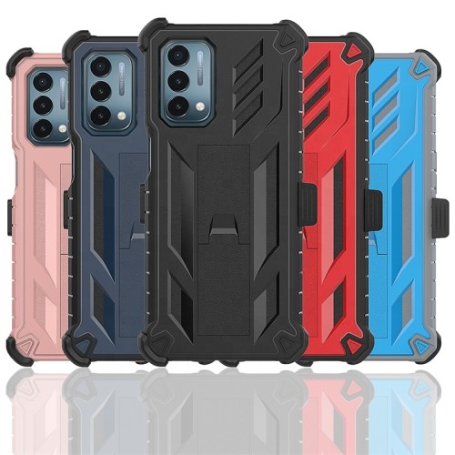 Cell Phone Kickstand Protective Shockproof TPU PC Back Cover Phone Case for Oneplus Nord N200 5G