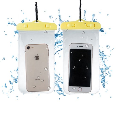 Excellent quality sealed waterproof clip pvc phone bag for cellphone