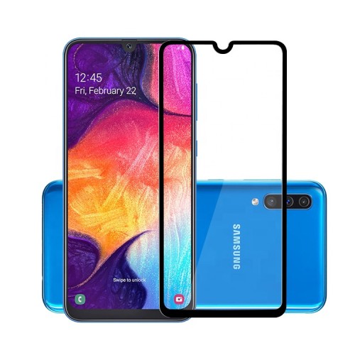 Latest stylish clear definition 0.33mm thickness shockproof tempered glass screen guard for Samsung A50