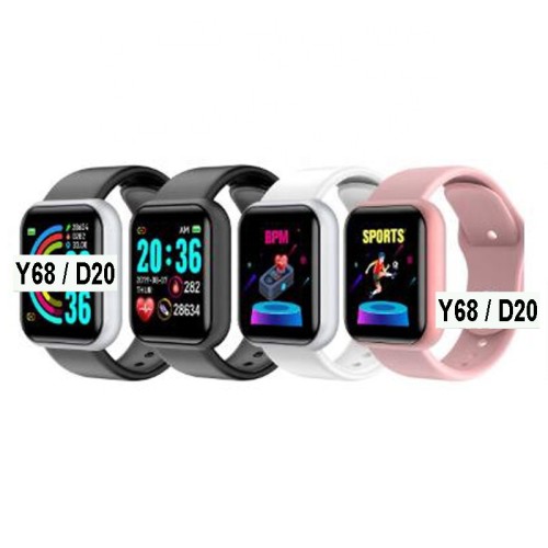 Hot Sale Y68 D20 Smart Watch Heart Rate Sleep Fitness Tracker Smart Bracelets Wristbands Reloj Inteligente