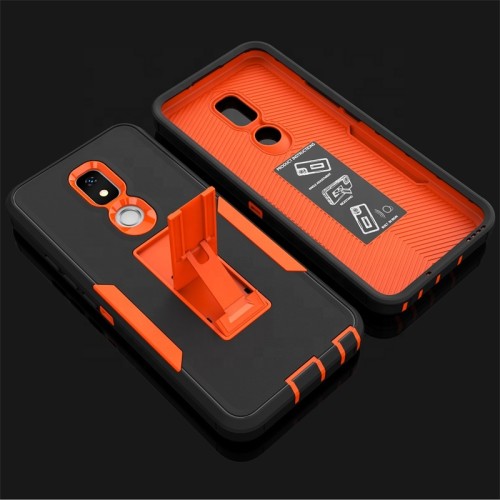 2021 Newest model magnetic adsorption case invisible bracket mobile phone accessories for Cricket icon 3 case