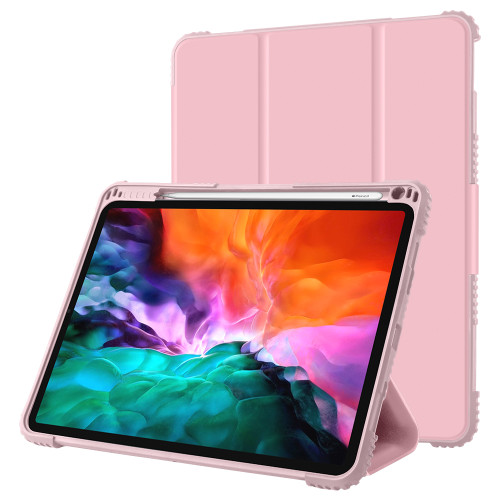 PU Trifold Leather Flip Shockproof Tablet Case With Strap Pencil Holder 10.2 Sublimation For iPad Case