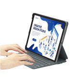Laudtec Tablet Case With Keyboard Multi-Touch Trackpad Thin Holder Stand Folio Keyboard Cover For iPad 9th Gen/8th Gen 10.2
