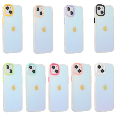 Latest chameleon laser tpu pc matte mobile phone cover for iphone 13 14 14 pro 14 plus 14 pro max girl phone case