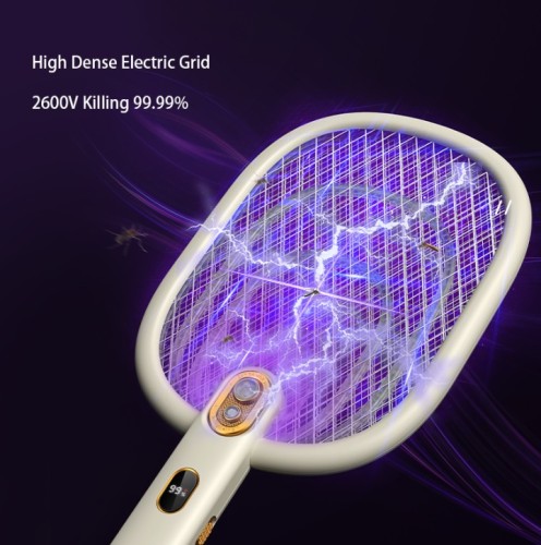 Rechargeable Mosquito Swatter Wholesale 2000V Flies Control Electric Mosquito Swatter Racket