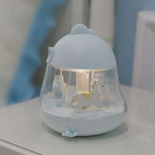 Lovely design Rechargeable mini usb 7 colorful led baby night light with music for room
