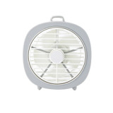 USB Desktop Fan With LED Light BSCI Make Custom Warm Light Fan Portable Wholesale Mini Ventilation DC 5V Fan Pass CE/FCC/RoHS