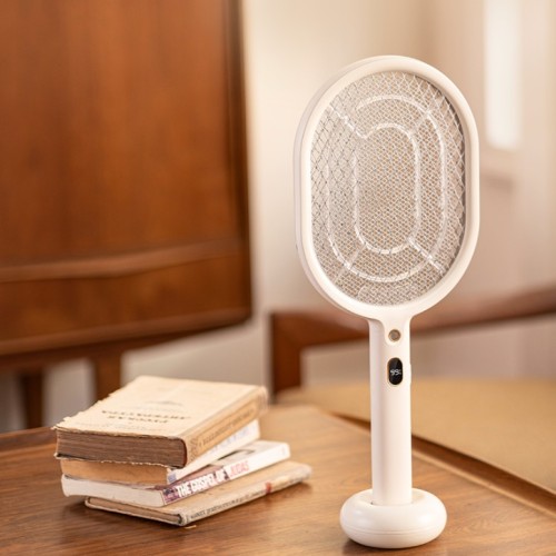 Rechargeable Light Sensing Auto Work 2000V Electric Shock Mosquito Swatter