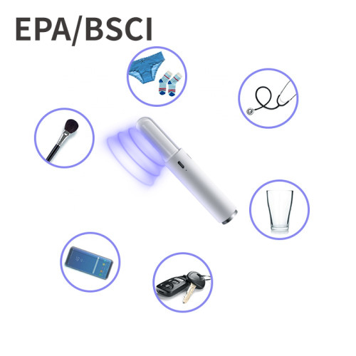 mini uvc sterilizing light for disinfection/pocket handheld ultraviolet sterilizing lamp