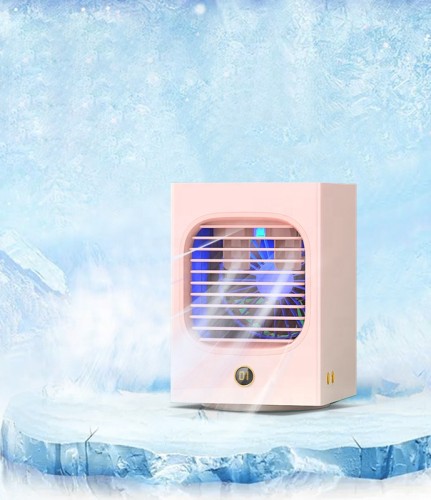 Binggui mini square fan made in factory/high quality concise design style cooling mini fan