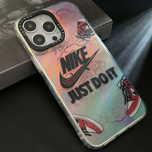 The New Trendy Brand High-end Fashion Nike Sneakers iPhone Case All-inclusive Anti-drop Personality High-end Male Fourteen Frosted Boys Tide