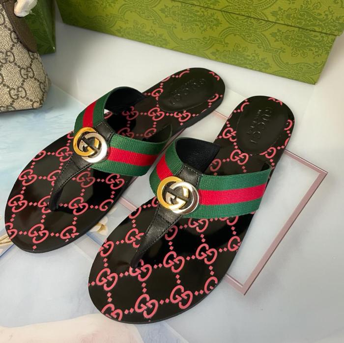 GUCCI bag + slides set for women