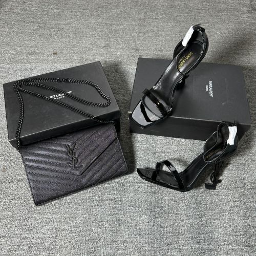 YSL Bag + Heels set for Women
