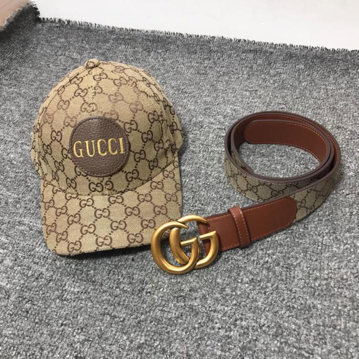 GUCCI Hat Belt Set