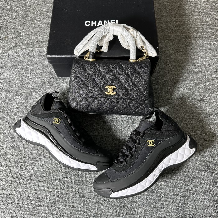 CHANEL Bag Sneakers Set