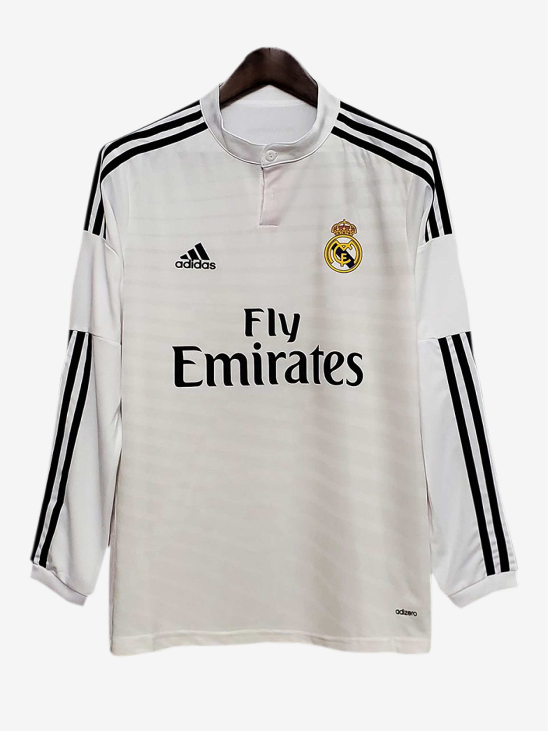 US$ 29.99 - Real Madrid 2014/2015 home retro shirt long-sleeve Ronaldo -  www.superfootballstore.com