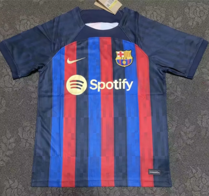 Barcelona 2022/2023 home retro shirt Pedri Lewandowski