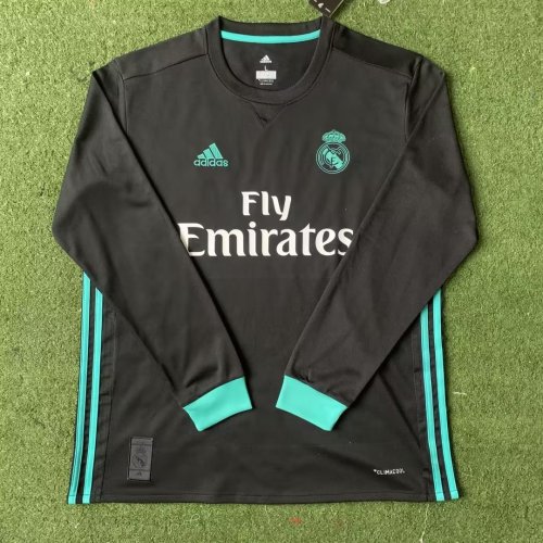 Real Madrid 2017/2018 away retro shirt long-sleeve Ronaldo