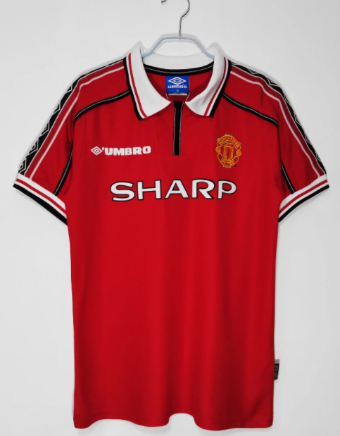 Manchester United 1998/1999 home retro shirt BECKHAM