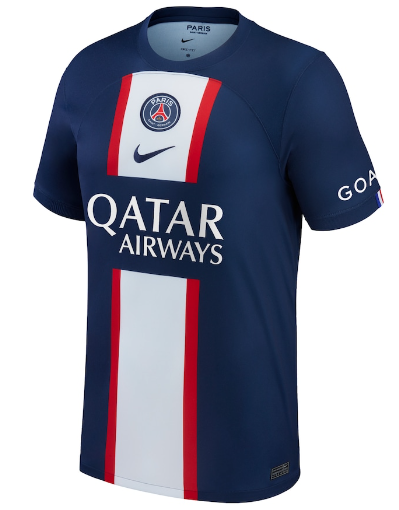 Pairs  2022/2023 retro home shirt Messi Mbappe Neymar