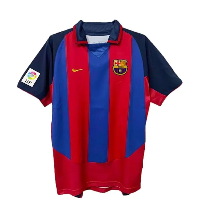 Barcelona 2003/2004 home retro shirt Ronaldinho