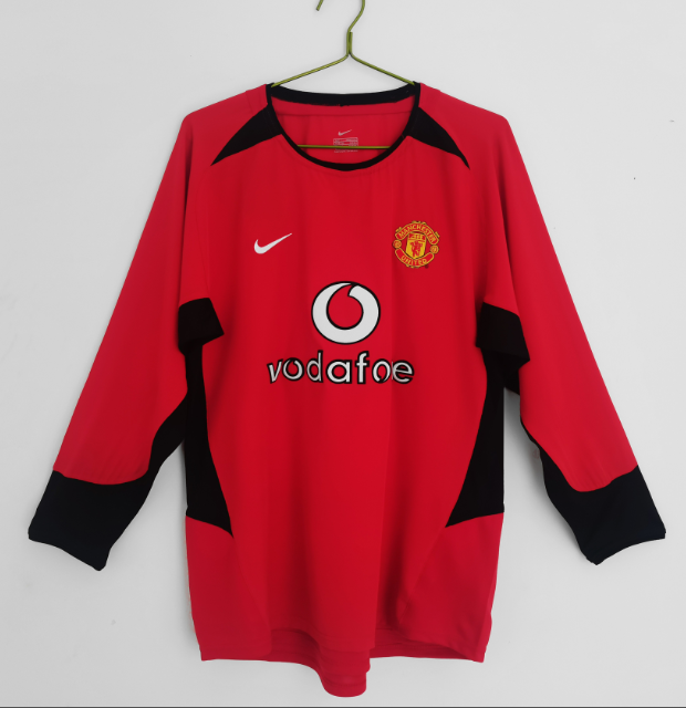 Manchester United 2003/2004 home retro shirt (long sleeve) Ronaldo