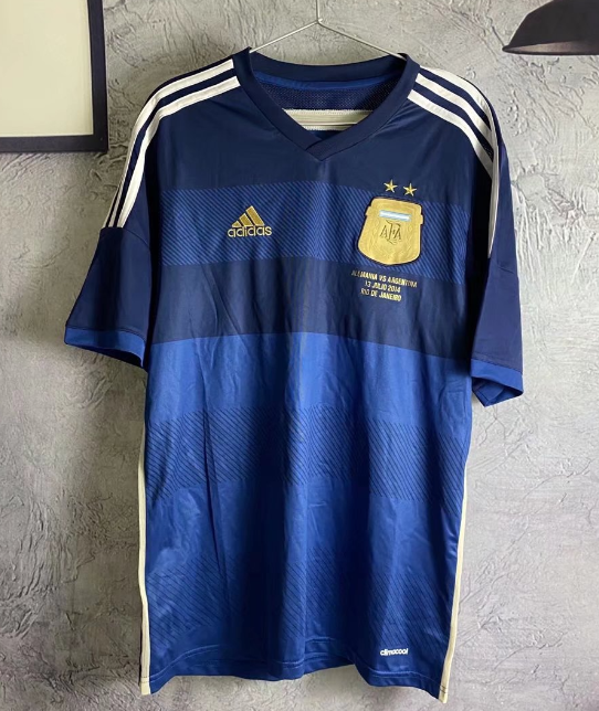 Argentina 2014 away shirt Messi Final version