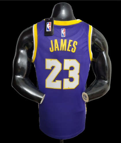 Lakers NBA jersey shirt  purple James  23