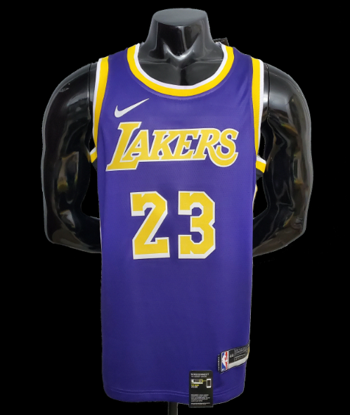 Lakers NBA jersey shirt  purple James  23