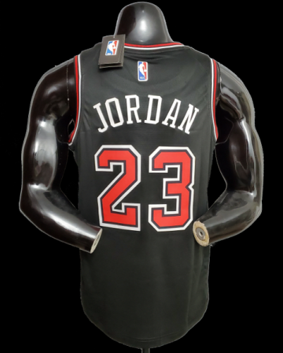 Chicago Bulls NBA jersey shirt black Jordan 23