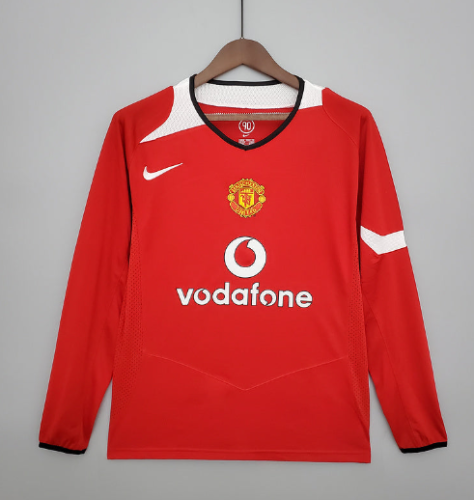 Manchester United 2004/2006 home retro shirt (long sleeve) Ronaldo