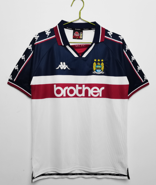 Manchester City 1997/1998 away retro shirt