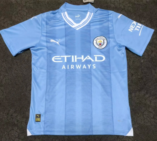 Manchester City 2023/2024 home shirt haaland (Default golden 2023 patch)