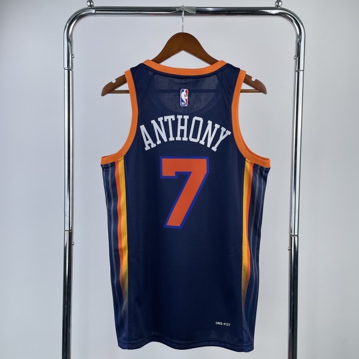 New York Knicks NBA  shirt Jordan Limited Edition Anthony 7