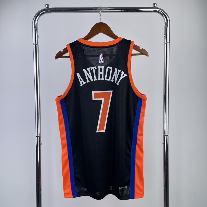 New York Knicks NBA  Shirt 2023 Season City Edition Anthony 7