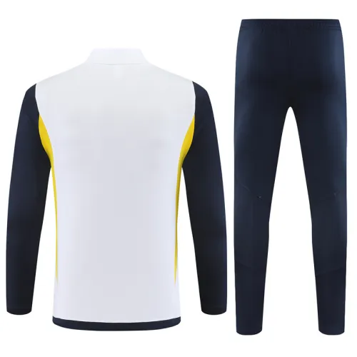 Real Madrid 2023/2024 1/4 zipper tracksuit white