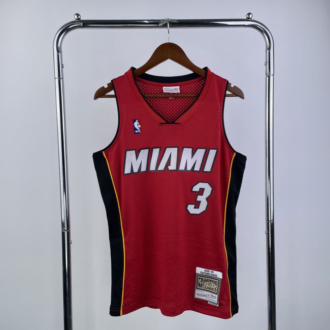 Miami Heat NBA Shirt 2006 season Red WADE 3