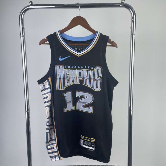 Memphis Grizzlies NBA Shirt 2023 Season City Version MORANT 12