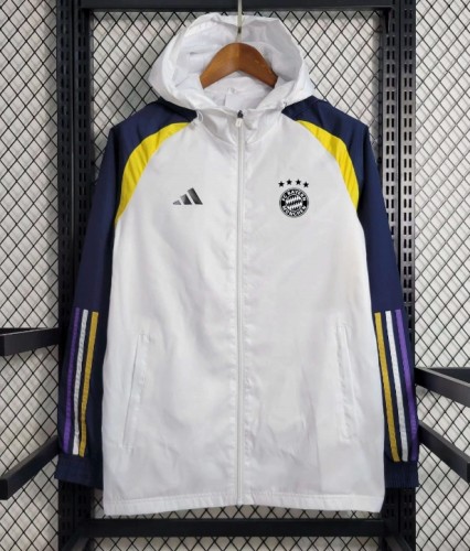 Bayern 2023/2024 windbreaker coat white