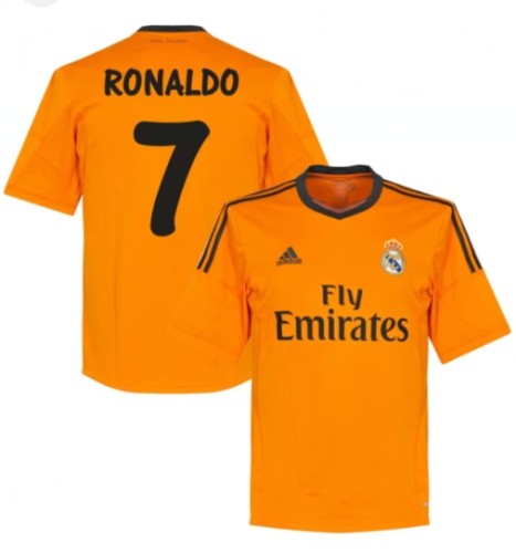 Real Madrid 2013/2014 third retro shirt Ronaldo