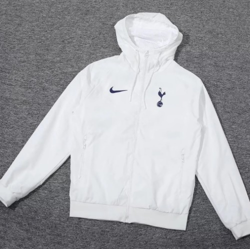 Tottenham Hotspur 2023/2024 windbreaker coat white