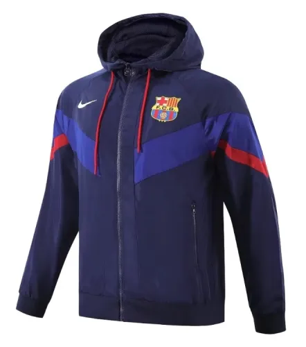 Barcelona 2023/2024 windbreaker coat dark blue