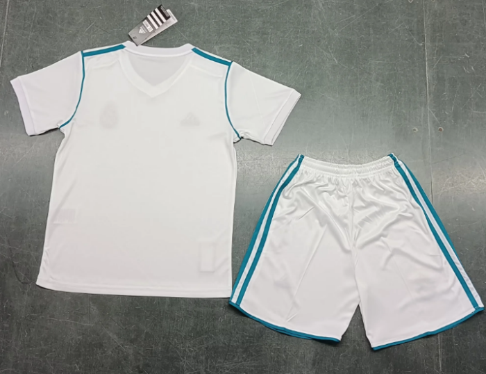 Real Madrid 2017/2018 home retro kids kit (top+shorts)