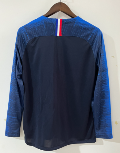 France 2018 home retro shirt long sleeve Mbappe