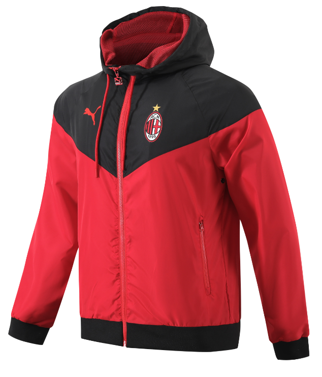 AC Milan 2023/2024 windbreaker coat red